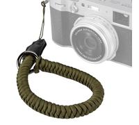 SMALLRIG Cinturino Polso Intrecciato Verde - 5054 | Cinturino di Sicurezza Regolabile Compatibile, Cinturino Universale Intrecciato perFotocamera, DSLR o Fotocamera Mirrorless
