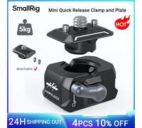 SmallRig Drop-in HawkLock Mini morsetto e piastra universale a sgancio rapido per Sony DSLR Blocca rapidamente i monitor compatibili Luci a LED