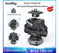 SmallRig Drop-in HawkLock mini supporto per Monitor a sgancio rapido con supporto per scarpe fredde girevole 360 ° e inclinazione 170 °, per Monitor da 5 "e 7"