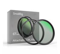 SMALLRIG Filtro Polarizzatore Circolare Magnetico da 67 mm + Anello Filtrante Filettato da 67 mm, Vetro Ottico HD Filtro Polarizzatore Circolare Multi Nano Rivestito a 28 Strati CPL Magnetico - 4582