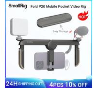 SmallRig Fold P20 Mobile Pocket Video Rig per telefono cellulare con portata di larghezza 65-80 mm con custodie On, W Cold Shoe per iPhone 17/16