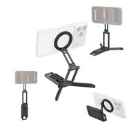 SMALLRIG FS-A1 Mini Supporto Magnetico Pieghevole 3 in 1 per Telefono | Supporto per Selfie Stick Pieghevole con Treppiede per iPhone 17/16/15/14/13/12, Rotazione a 360°, Carico Massimo 2,5 kg,6515