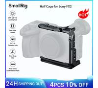 SmallRig FX2 Half Cage per Sony FX2 con piastra superiore, sistema di bloccaggio HawkLock, rail NATO e piastra a sgancio rapido Arca-Swiss per treppiede e gimbal DJI -5591