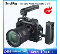 SmallRig Gabbia DSLR completa per Sony Alpha a7iv A7 IV / Alpha 7S III Kit gabbia avanzata Piastra base con staffa a L per Sony A7IV A7m4 3669 Baseplate 3666
