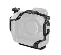 SMALLRIG Gabbia per Canon R1, con Attacco Cold Shoe Rimovibile, Piastre a Sgancio Rapido per Arca, Fori di Posizionamento ARRI da 1/4"-20 e 3/8"-16, Supporto per Riprese Verticali e Orizzontali - 5413