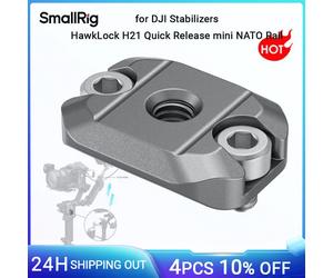 SmallRig HawkLock H21 Mini binario NATO a sgancio rapido per stabilizzatori DJI RS 2 /RS2/ RS3 / RS3 Pro / RS3 Mini / RS4 / RS4 Pro -4640