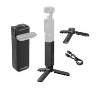 SMALLRIG Impugnatura con 5000mAh Batteria e Treppiede per DJI Pocket 4P/4/3 | Impugnatura di Alimentazione con Ricarica Rapida da 20W, Mini Treppiede con Apertura a un Tocco, Filettatura da 1/4", 6713