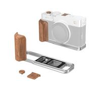SMALLRIG Impugnatura L Palissandro per fuji X-E5 Argento - 5984 | Pulsante di Scatto e Copri Slitta a Contatto Caldo, Piastra a Sgancio Rapido per Arca