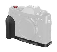SMALLRIG Impugnatura L per fuji X-T30 III Silicone Nero - 5663 | piastra a sgancio rapido integrata per Arca-Swiss, filettatura 1/4"-20, scatto (nero, più leggera