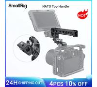 SmallRig Impugnatura universale per maniglia superiore Nato con supporto per pattino freddo/morsetto per asta da 15 mm/fori Arri per gabbia per fotocamera con guida Nato - 2439B