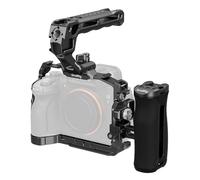 SmallRig Kit avanzato gabbia A7 V/A7R V/A7 IV per Sony Alpha 7 V/Alpha 7R V/Alpha 7 IV, con piastra a sgancio rapido per Arca, con maniglia superiore, maniglia laterale, morsetto per cavo HDMI - 6026