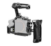 SmallRig Kit avanzato per gabbia rinoceronte A7 V/A7R V/A7 IV per Sony Alpha 7 V/Alpha 7R V/Alpha 7 IV/Alpha 7S III/Alpha 7R IV, con maniglia superiore, maniglia laterale, morsetto cavo per HDMI