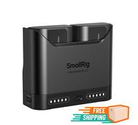 SMALLRIG Kit batteria DMW BLK22 per Panasonic caricatore doppio 22,5 W con