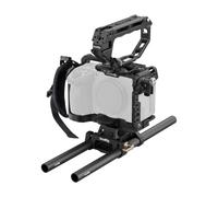 SMALLRIG Kit Cage Avanzato "HawkLock" con Sistema Doppia Asta per Sony FX5 | Con cinghia da polso, fermacavo, morsetto per aste da 15 mm, piastra di montaggio, supporta maniglia superiore XLR ed EVF