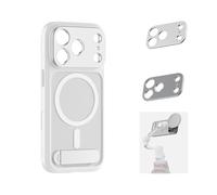 SMALLRIG Kit custodia FilMov per iPhone 17 Pro Max, custodia magnetica con supporto, piastra posteriore per obiettivo, supporto per MagSafe, per telefono, per DJI, per Insta360, Bianco - 5552