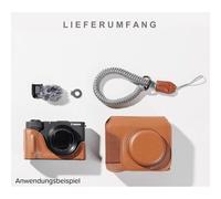 SmallRig Kit custodia in pelle per Canon PowerShot V1 marrone