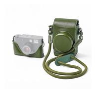 SMALLRIG Kit Custodia in Pelle per FUJIFILM X Half, Borsa da Trasporto Completa in Stile Retrò con Custodia in Pelle Half, Tasca per Carte Integrata con Tracolla in Tessuto (Verde) - 5220
