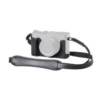 SMALLRIG Kit Custodia in Pelle per Panasonic LUMIX L10, include Custodia Protettiva in Stile Retrò e Tracolla, Foro Filettato da 1/4"-20, compatibile con Treppiedi (Nero) - 6274
