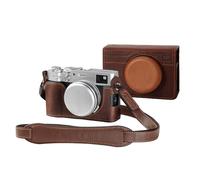 SMALLRIG Kit Custodia Pelle per fuji X100VI Marrone - 4558 | Portatile e Protettiva, Comprensivo di Mezza Custodia, Kit Custodia in Pelle per fujiFILM X100VI, Marrone, in Vera Pelle