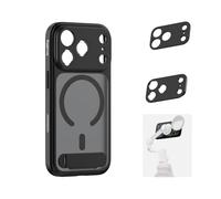 SMALLRIG Kit Custodia per Telefono FilMov per iPhone 17 Pro, Custodia Magnetica per Telefono con Piastra Posteriore per Obiettivo, Supporto per MagSafe, per DJI, per Insta360, Nero - 5549