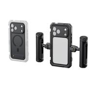 SMALLRIG Kit doppio supporto per videocamere per iPhone 17 Pro Max, supporto per telefono con maniglia a sgancio rapido, piastra posteriore con attacco a T da 17 mm per registrazione video - 5541
