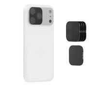 SMALLRIG Kit Filtri Quadrati ND/Black Mist per iPhone 17 Pro Max - 6077 | Filtro da 1/4"/ND2/ND4/ND8/ND16/ND32, Filtri Magnetici per Obiettivo, Base di Montaggio, Confezione da 6, Argento