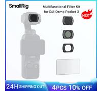 SmallRig Kit filtro magnetico multifunzionale 1/4 Black Diffusion, ND16 e CPL per DJI Osmo Pocket 3 w 6 Point Star Filter -5122