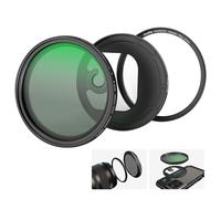 SMALLRIG Kit Filtro ND Variabile Magnetico da 67 mm, ND2-ND32 (1-5 Stop) con Anello Filtro con Attacco M con Anello Filtro Filettato per Fotocamera/Telefono, Senza Croce X, Vetro Ottico HD - 4724