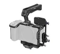 SMALLRIG Kit Gabbia a Sgancio Rapido HawkLock per Canon R6 V, con Piastra Batteria V-Mount Pieghevole, Morsetto per HDMI e USB-C, Impugnatura Superiore, Interfacce Multiple per Varie Situazioni - 6381