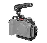 SMALLRIG Cage Kit Cage per Canon R5/R6/R5 C, Kit Palmare Camera con Manico Superiore e Morsetto - 3830B