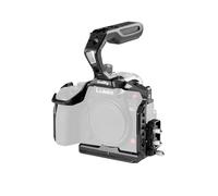 SMALLRIG Kit Gabbia Protettiva Completa per Panasonic S1R II/S1 II/S1 IIE, con Maniglia Superiore e Morsetto per Cavi, Piastra a Sgancio Rapido Integrata per Arca-Swiss, Attacco a Slitta - 5503