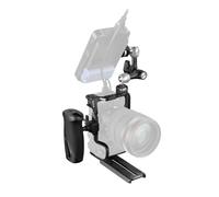 SMALLRIG Kit Gabbia Verticale a Sgancio Rapido HawkLock per Canon R6 V, con Maniglia Laterale Girevole, Slitta NATO H21, Braccio Magico e Piastra a Sgancio Rapido per Manfrotto 501PL - 6382