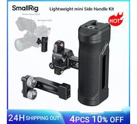 SmallRig Kit mini maniglia laterale leggera con fori filettati da 1/4"-20 e impugnatura con morsetto NATO per Sony per gabbia per fotocamera DSLR 5532