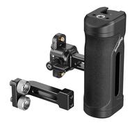 SMALLRIG Kit mini maniglia laterale leggera con fori filettati da 1/4"-20 e morsetto NATO, capacità di carico fino a 10 kg, maniglia ergonomica per fotocamera per mano sinistra o destra - 5532