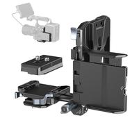 SMALLRIG Kit Piastra Batteria V Mount Pieghevole Pro - 5315 | Staffa di Protezione per Schermo LCD e Clip per Cavi, Rig Video Compatto Tutto in Uno per Mirrorless/DSLR
