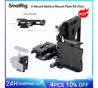 SmallRig Kit piastra di montaggio batteria V-Mount Pro per Sony per Canon per fotocamera DSLR con staffa di protezione schermo LCD Arca-Swiss Plate