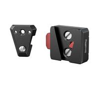 SmallRig Kit piastra di montaggio V-Lock, mini piastra batteria con montaggio a V con fori filettati da 1/4"-20, sgancio rapido e leggero per batteria V-Mount, monitor, bracci magici