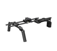 SMALLRIG Kit Supporto Spalla Classico Doppie Maniglie - 4480 | Kit di Supporto per Spalla (Versione Classica, per SMALLRIG Follow Focus, Sgancio Rapido per Arca