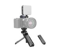 SMALLRIG Kit Treppiede per Vlogging per Sony ZV-E1 / ZV-E10 / ZV-1 / ZV-1F, Supporto Treppiede Flessibile, con Luce Video LED e Parabrezza Peloso per Selfie, Trasmissioni in Diretta - 4258