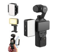 SMALLRIG Luce video LED Bicolore per DJI Osmo Pocket 3/4/4P, Mini Luce Video con Batteria da 650 mAh, Modalità CCT 2700K-6500K, Regolazioni a 360°, per Selfie, Vlog, Creatori, Fotografi - 5733