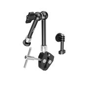 SMALLRIG Magic Arm con Super Clamp per Action Cam, Supporto a Morsetto per GoPro Hero 13/12/11, per DJI Osmo Action 5 pro/4/3, per Insta360 Ace Pro 2, con Vite da 1/4" per Monitor/Luci LED - 5605