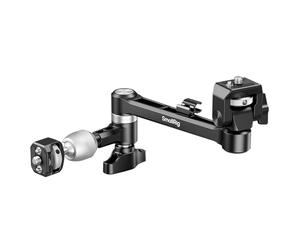 SMALLRIG Magic Arm con testa a sfera a 360° e braccio ammortizzante, supporti per monitor per scatti a spalla o treppiede, organizer per cavi integrato, portata 2,0 kg, 145 mm (5,7 pollici), lunghezza