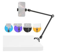 SMALLRIG Magic Arm da 21,7" con Super Clamp, Supporto per telefono sopraelevato, Supporto per fotocamera da scrivania con vite da 1/4" per iPhone, DSLR, Action Cam, Luce video, Webcam, Microfono -5624