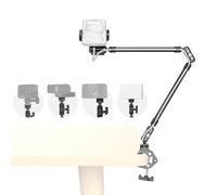 SMALLRIG Magic Arm da 22,4" con Super Clamp, supporto per telefono sopraelevato, supporto flessibile per videocamera da scrivania con vite da 1/4" e clip per cavo, carico massimo 2,2 libbre - 5625