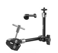 SMALLRIG Magic Arm Super Clamp per Action Cam - 5605 | Per GoPro Hero 13/12/11, per DJI Osmo Action 5 pro/4/3, per Insta360 Ace Pro 2, vite 1/4"