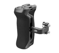 SMALLRIG Maniglia Laterale in Alluminio con Vite da 1/4"-20, Ergonomica Universale con Foro di Posizionamento Integrato da 1/4"-20, Foro per Cinturino, Cold Shoe, Regolazione Su/Giù da 36 mm - 4015