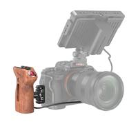 SmallRig Maniglia per Registrazione con Grilletto Remoto in Legno