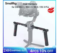 SMALLRIG Maniglia regolabile Sling Doppia impugnatura per DJI RS3/RS3 Pro/RS4 Pro Gimbal Stabilizzatore portatile Accessori per montaggio su monitor