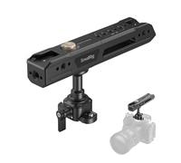 SmallRig Maniglia superiore girevole con morsetto NATO, maniglia superiore leggera NATO per gabbia fotocamera, capacità massima 15 kg, rotazione a 360 °, con attacco a slitta fredda e fori filettati