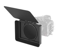 SMALLRIG Matte Box con Morsetto Regolabile da 67 mm a 82 mm, con Paraluce, Bandiera Superiore, Filtri CPL 1 e 2, per Fotocamere DSLR Mirrorless - 4411